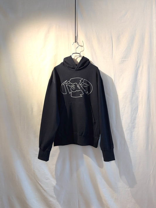 FAF(FAKE AS FLOWERS) "Graphic Hoodie" -Black-