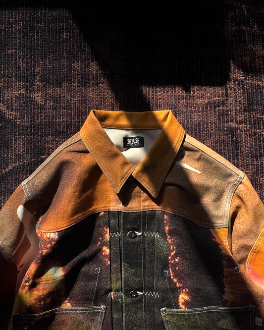 FAF(FAKE AS FLOWERS) TYPE-2.5 Denim Jacket Rigid