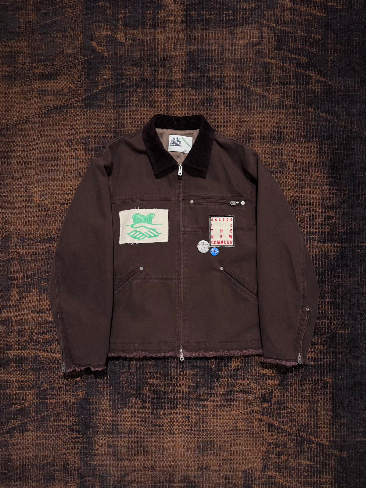 FAF(FAKE AS FLOWERS) Patched Active Jacket – ENCORE