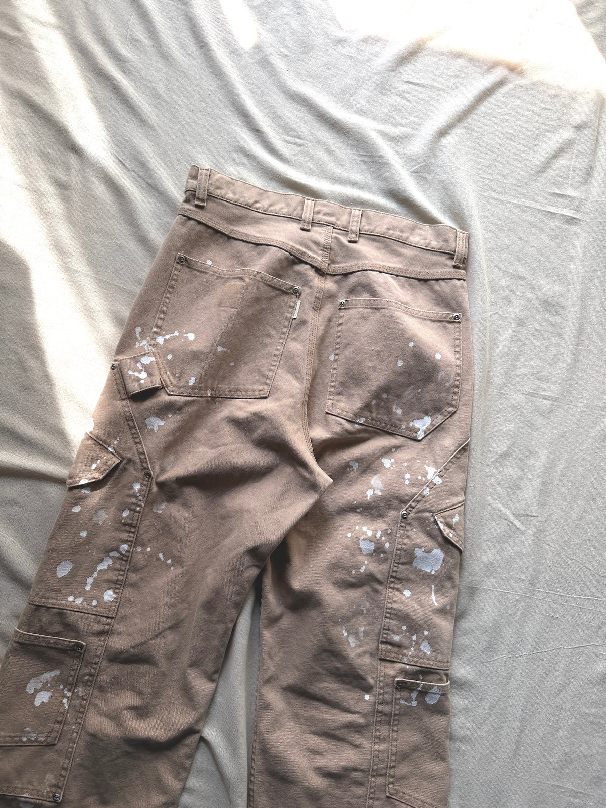 FAF(FAKE AS FLOWERS) "Triple Knee Painter Pants" -Ecru-
