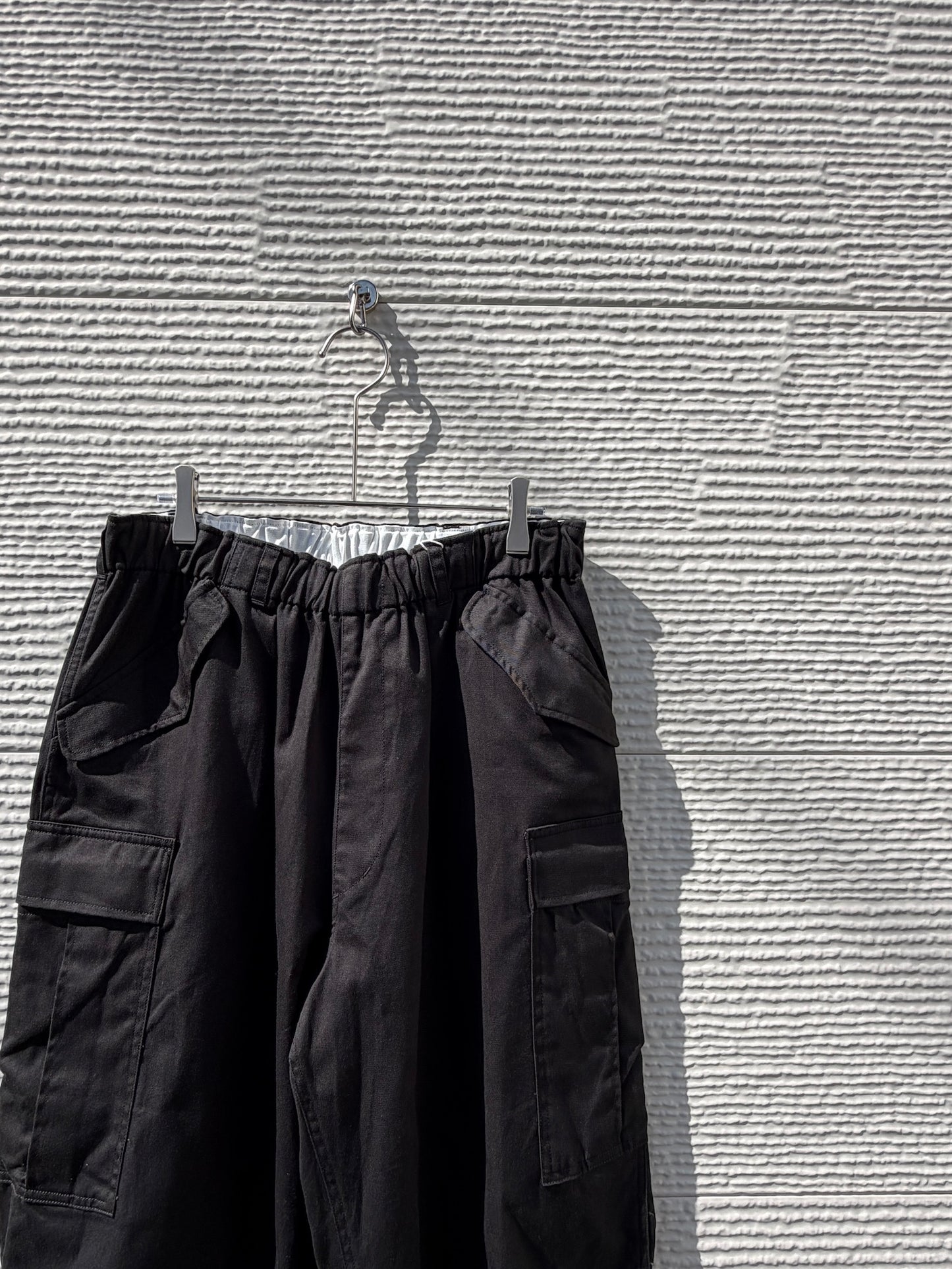 RELAX FIT "ARMY NAVY easy slacks" -BLACK-