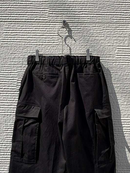 RELAX FIT "ARMY NAVY easy slacks" -BLACK-