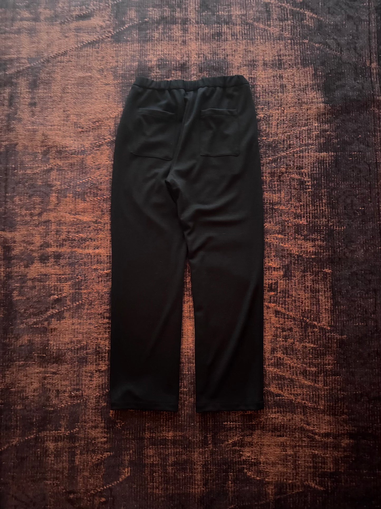 UNDECORATED SPONGE WOOL PANTS