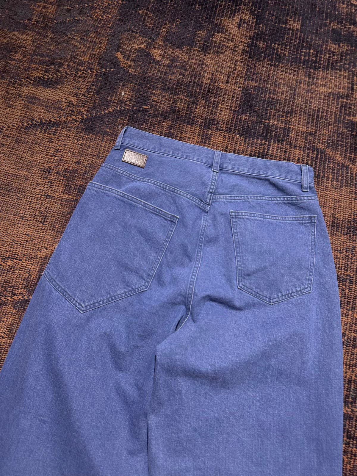 UNDECORATED WRAPPED DENIM JEANS