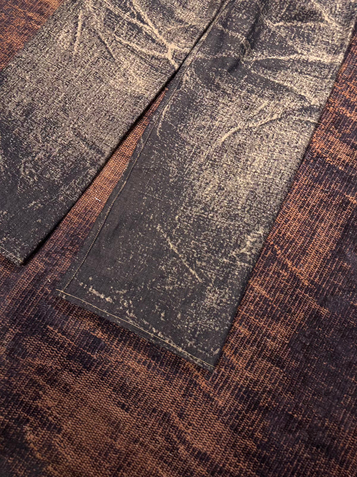 daisuke tanabe x-ray jacuard denim trouser