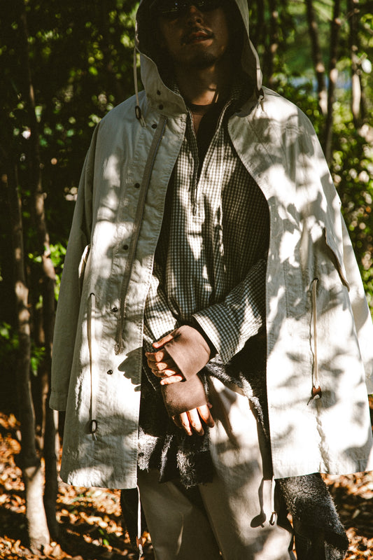The DUFFER N NEPHEWS "M-51 FIELD PARKA" -ivory-