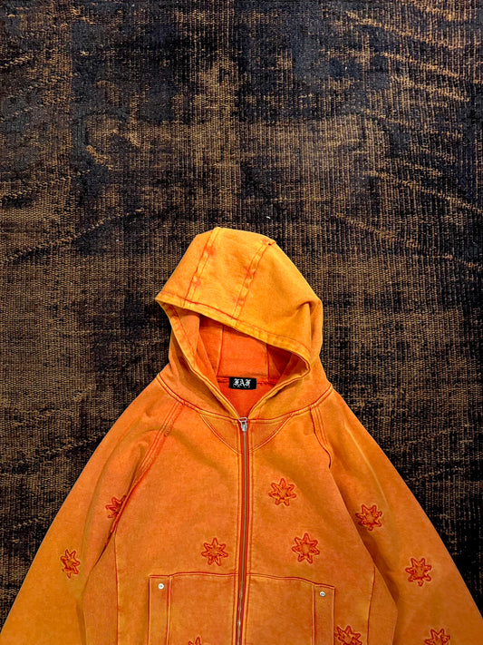 FAF(FAKE AS FLOWERS) STELLA(ZIP UP HOODIE)
