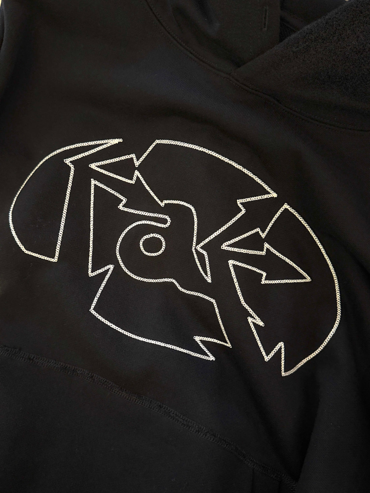 FAF(FAKE AS FLOWERS)　"Graphic Hoodie" -Black-