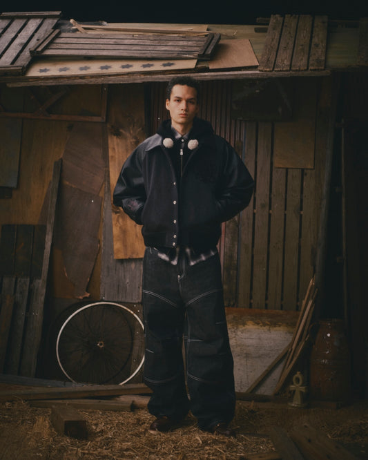 FAF(FAKE AS FLOWERS)　"TNC Team Jacket" -black-