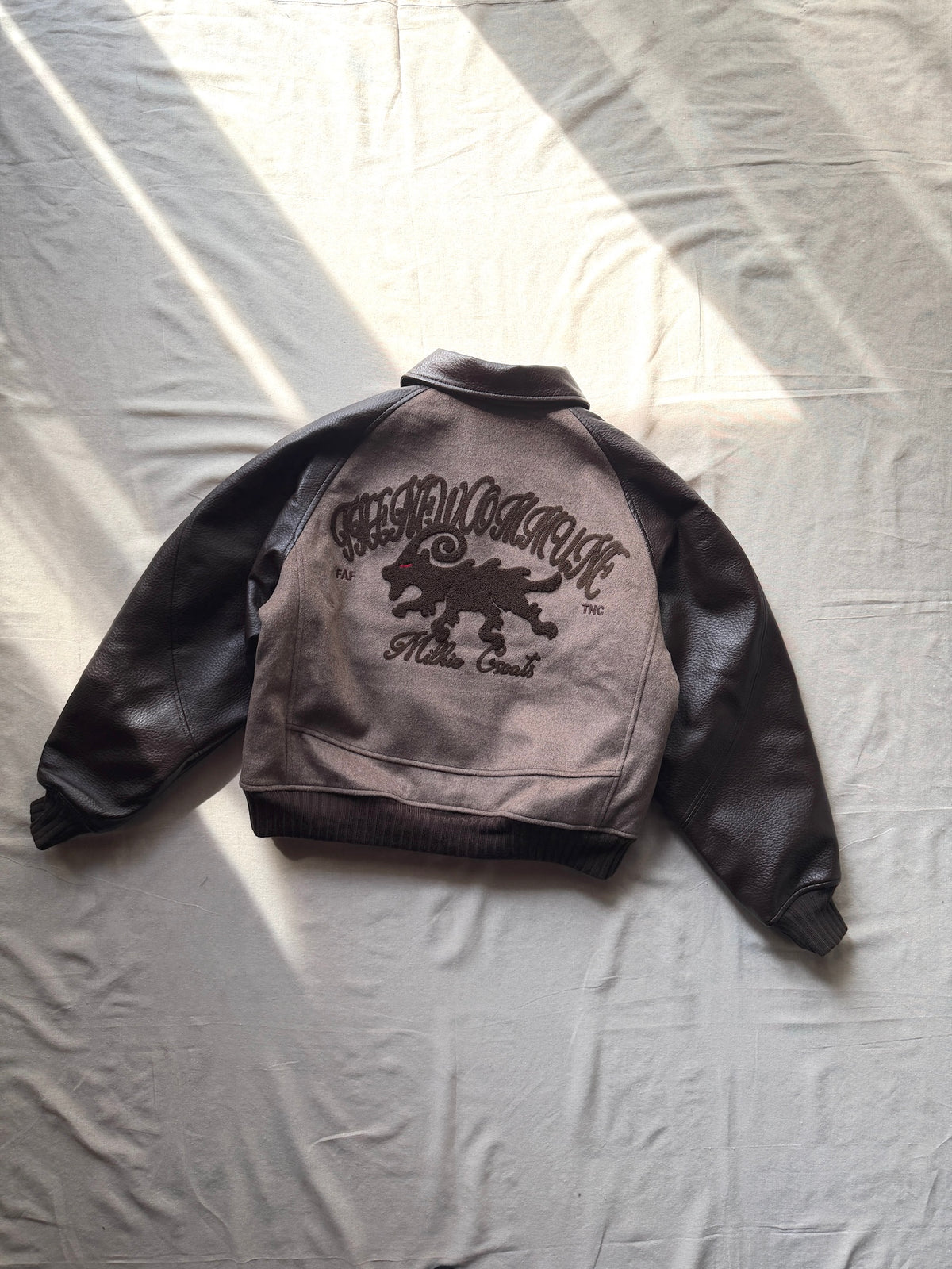 FAF(FAKE AS FLOWERS)　"TNC Team Jacket" -brown-