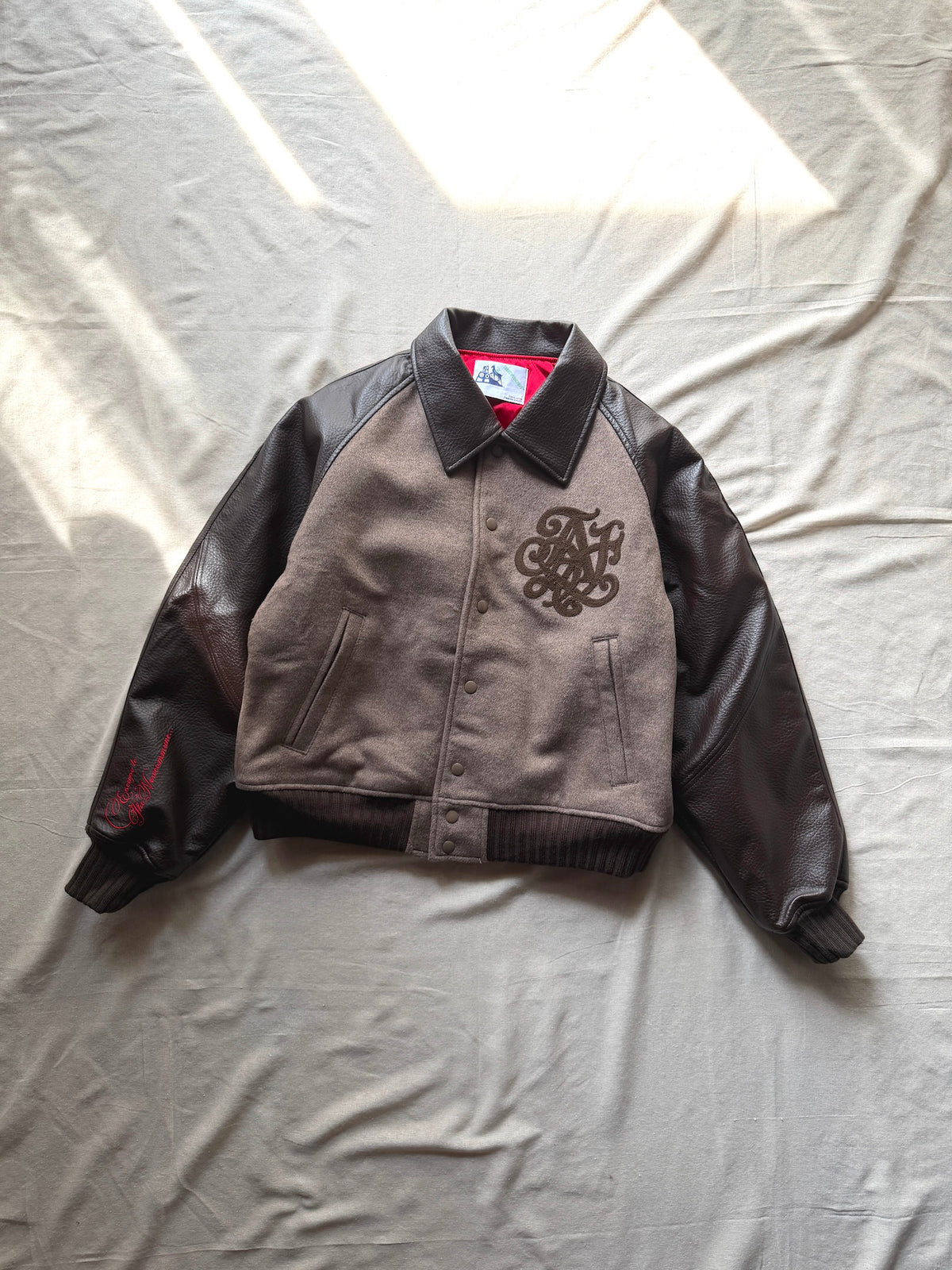 FAF(FAKE AS FLOWERS)　"TNC Team Jacket" -brown-