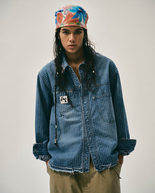 FAF(FAKE AS FLOWERS)　Denim Shirts