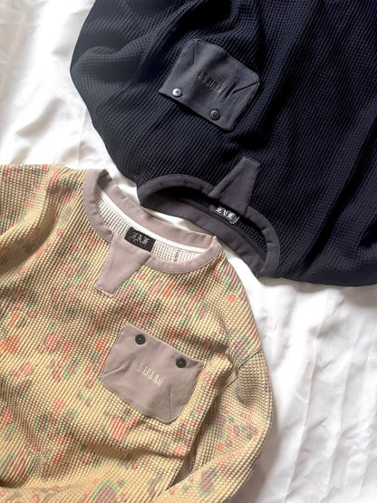 FAF(FAKE AS FLOWERS)　Pacis(Themal Henley Neck)