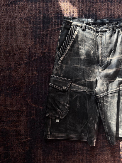 FAF(FAKE AS FLOWERS)　Leather Shorts
