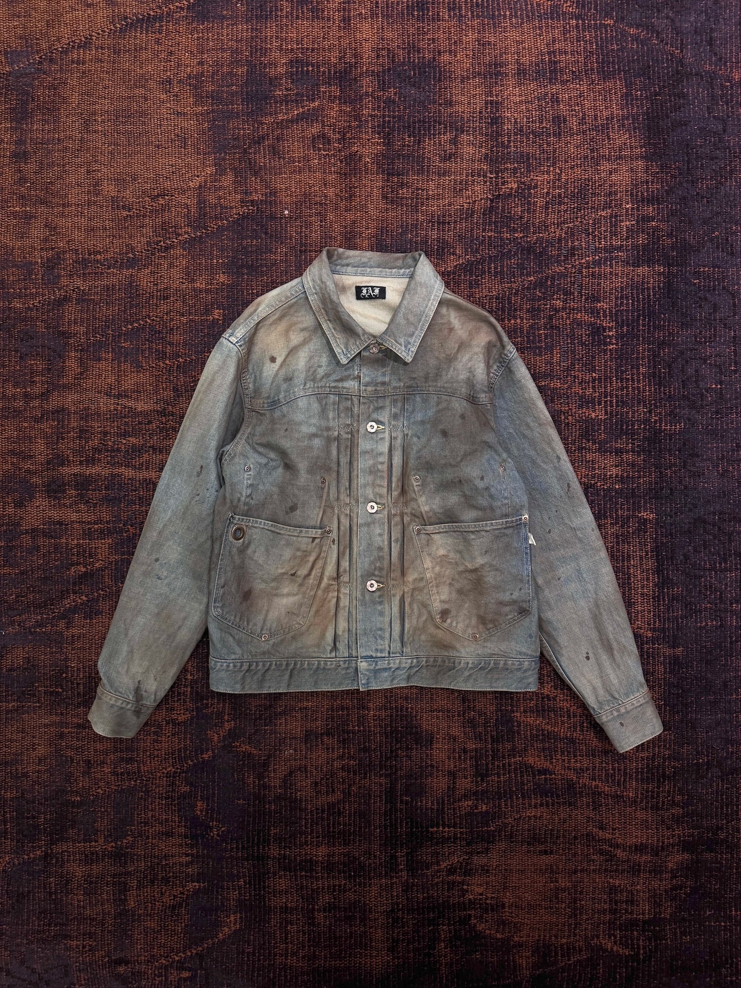 FAF(FAKE AS FLOWERS)　TYPE2.5 DIRT DENIM JACKET