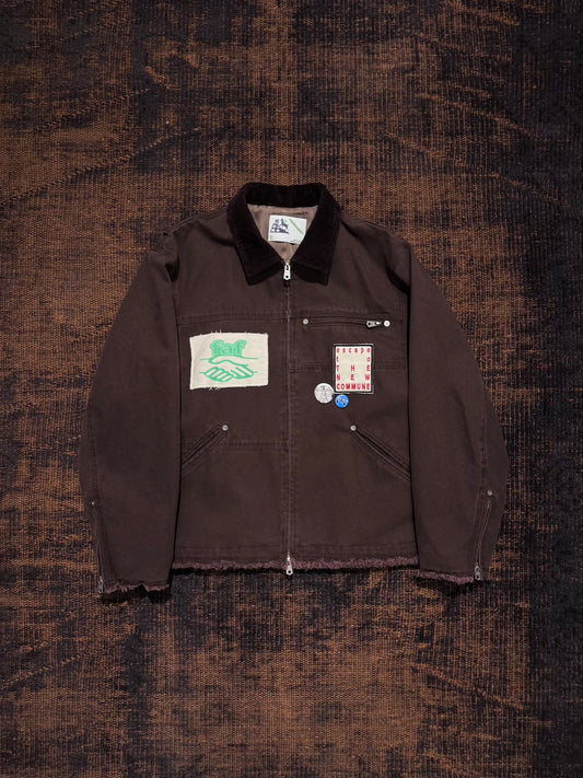 FAF(FAKE AS FLOWERS)　Patched Active Jacket