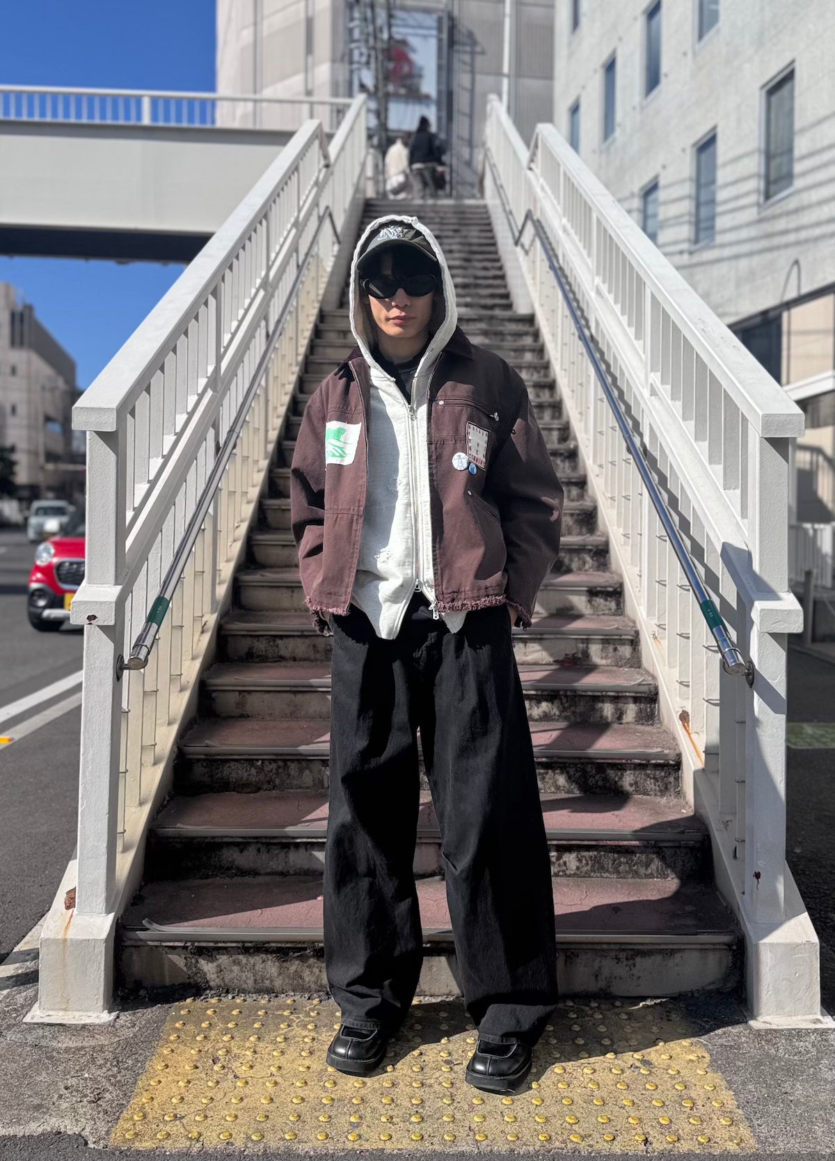 FAF(FAKE AS FLOWERS)　Patched Active Jacket