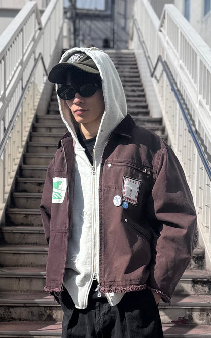 FAF(FAKE AS FLOWERS)　Patched Active Jacket