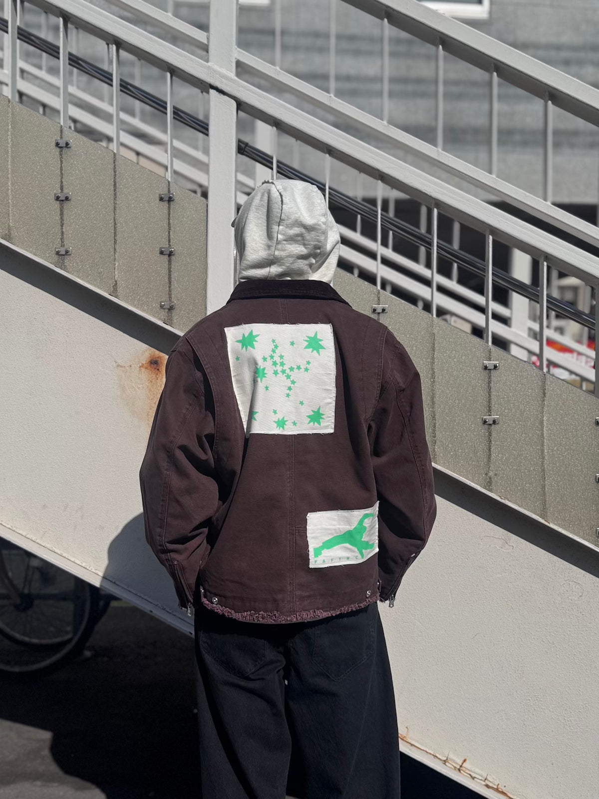 FAF(FAKE AS FLOWERS)　Patched Active Jacket