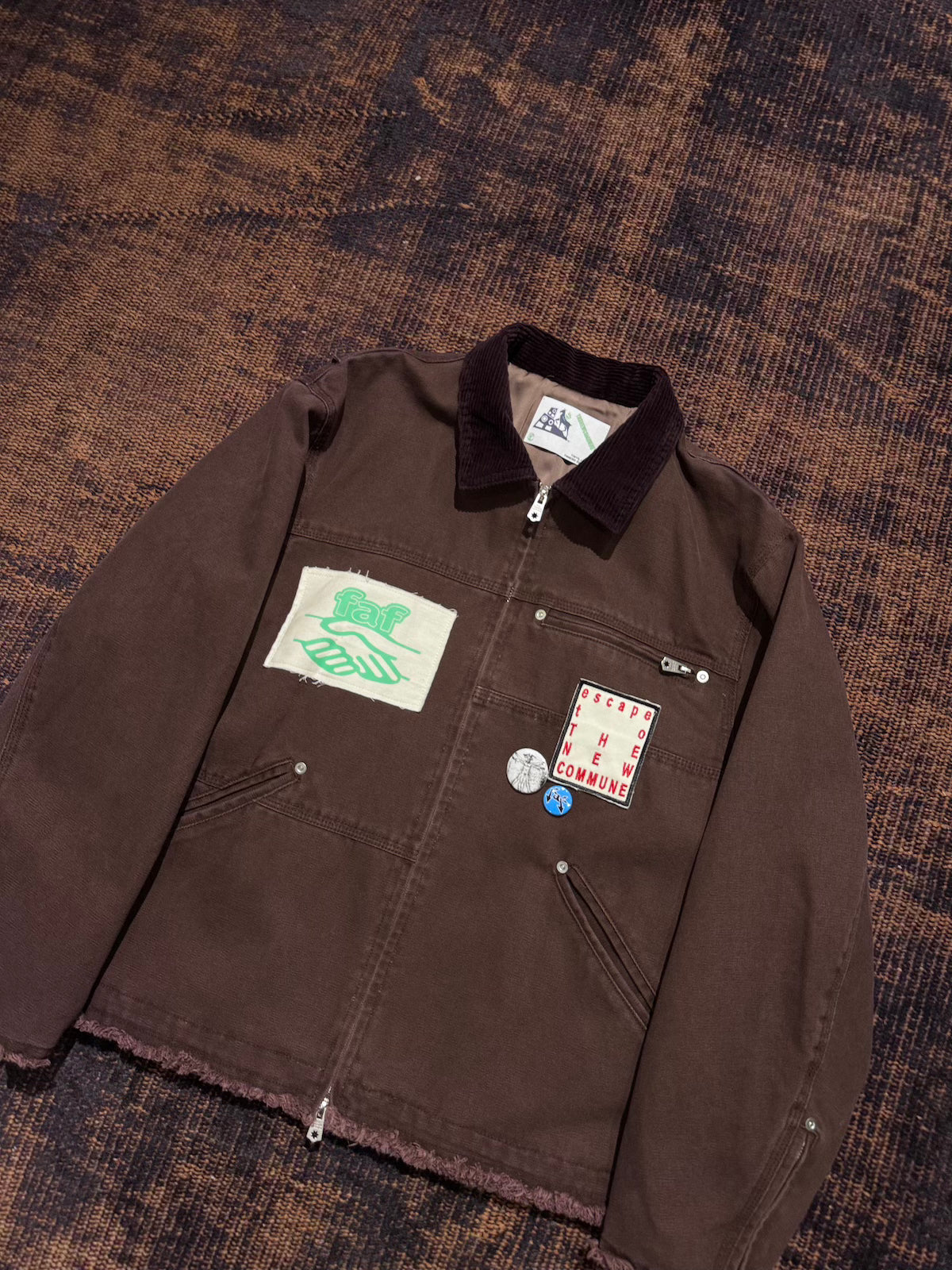 FAF(FAKE AS FLOWERS)　Patched Active Jacket