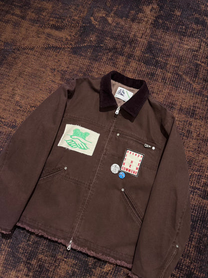 FAF(FAKE AS FLOWERS)　Patched Active Jacket