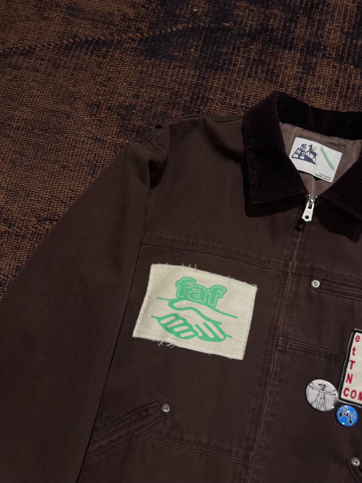 FAF(FAKE AS FLOWERS)　Patched Active Jacket