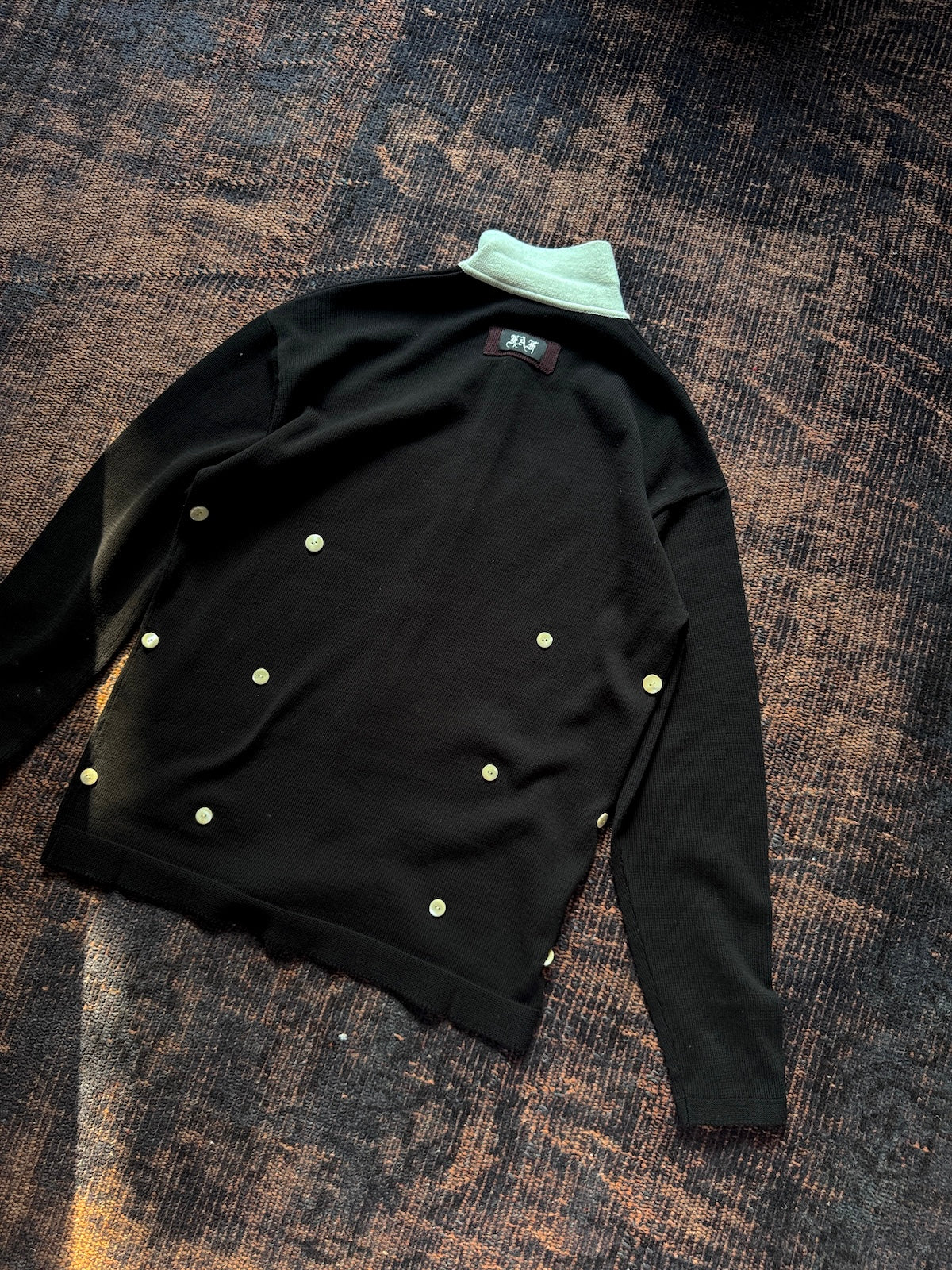 FAF(FAKE AS FLOWERS) Knit Polo 