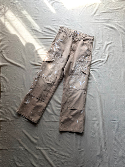 FAF(FAKE AS FLOWERS)　"Triple Knee Painter Pants" -Ecru-