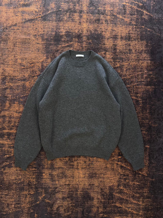 UNDECORATED　WOOL TERRY SWEATER