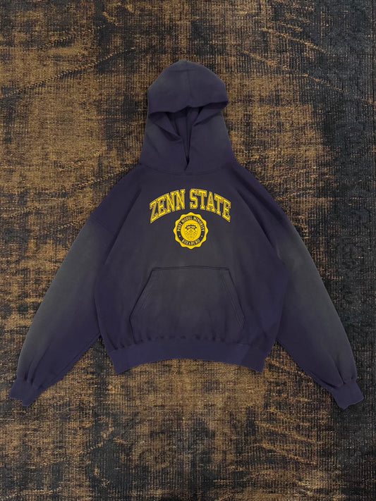KOZABURO　ZENN STATE PRINT FADED HOODIE