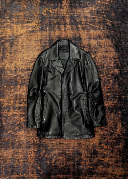 KOZABURO　PRM FOLDED LEATHER JACKET