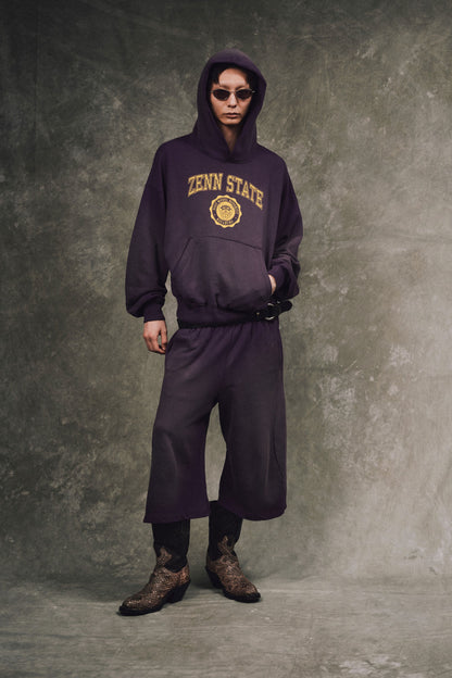 KOZABURO　ZENN STATE PRINT FADED HOODIE