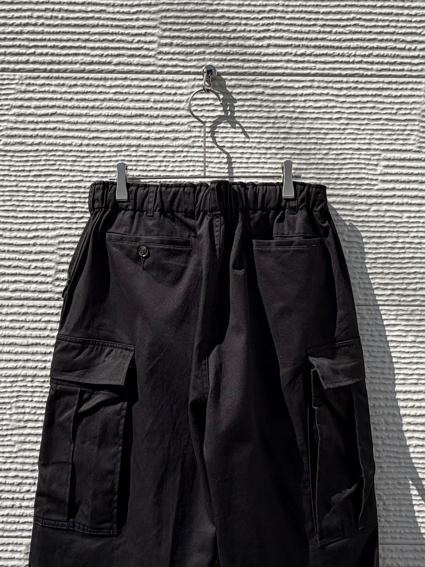 RELAX FIT "ARMY NAVY easy slacks"      -BLACK-