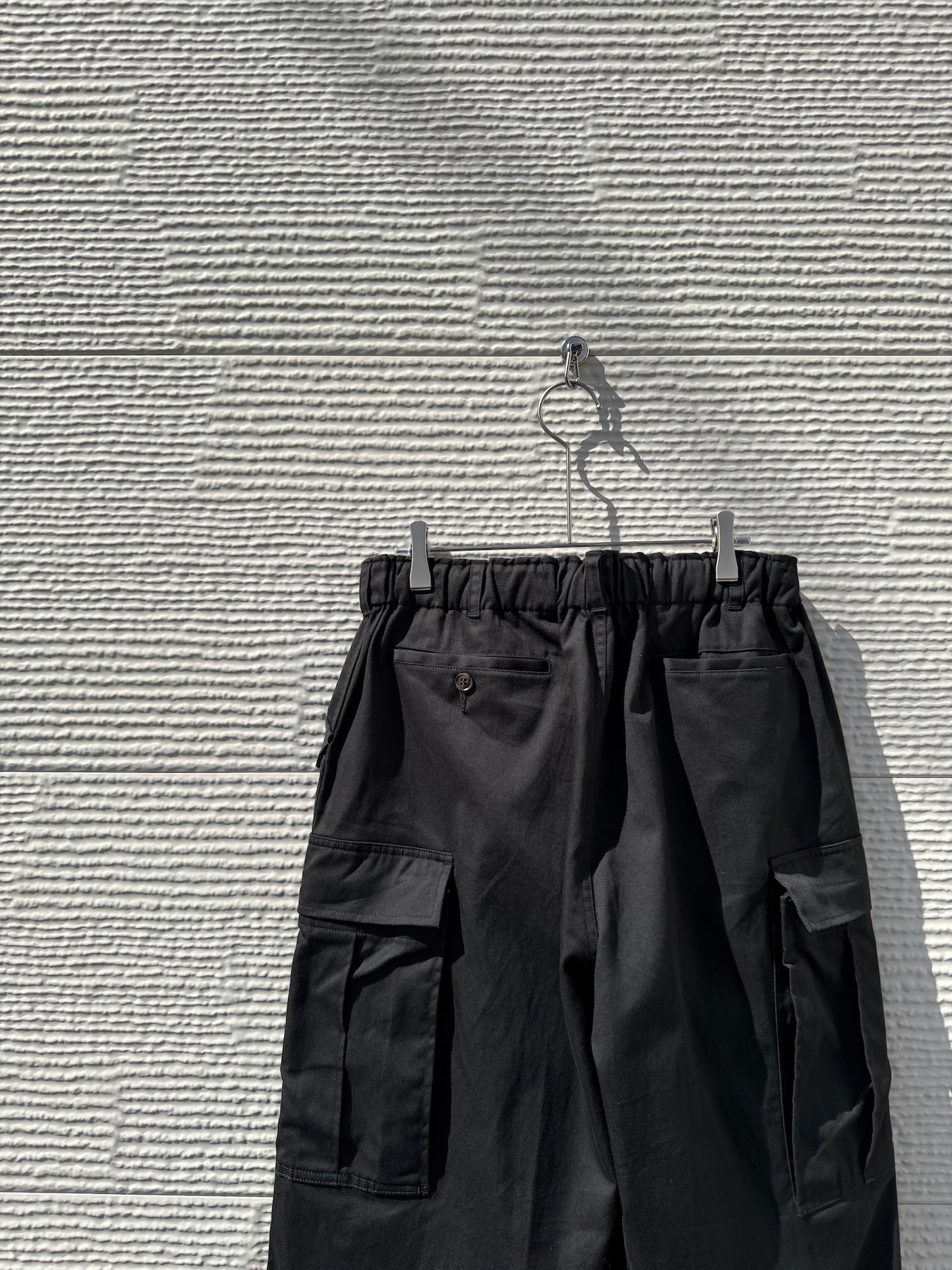 RELAX FIT "ARMY NAVY easy slacks"      -BLACK-