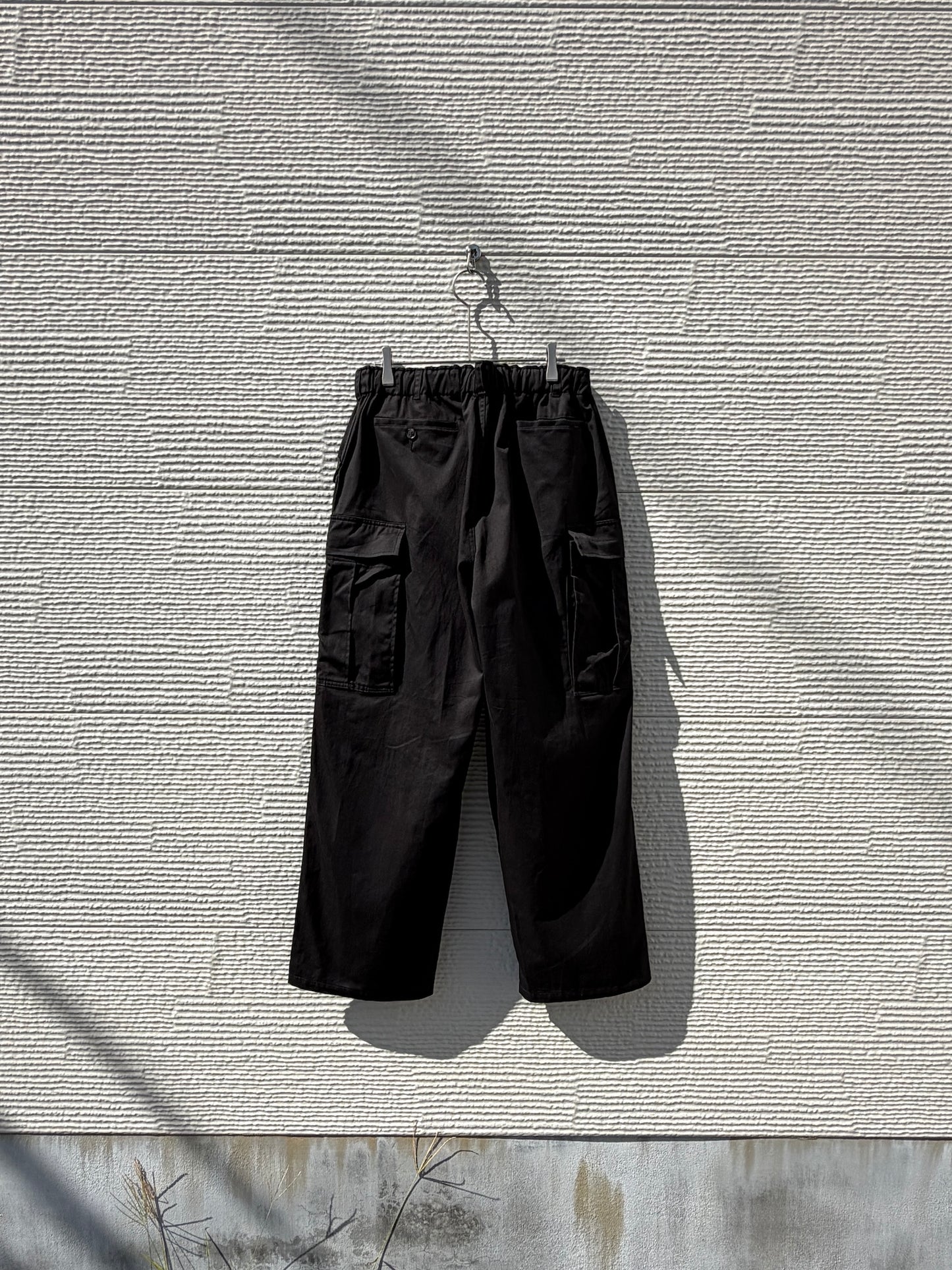RELAX FIT "ARMY NAVY easy slacks"      -BLACK-