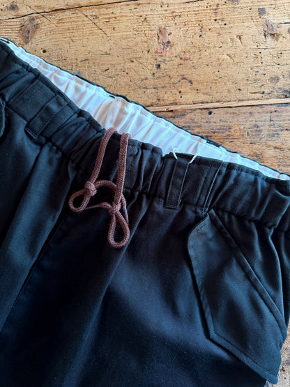 RELAX FIT "ARMY NAVY easy slacks"      -BLACK-