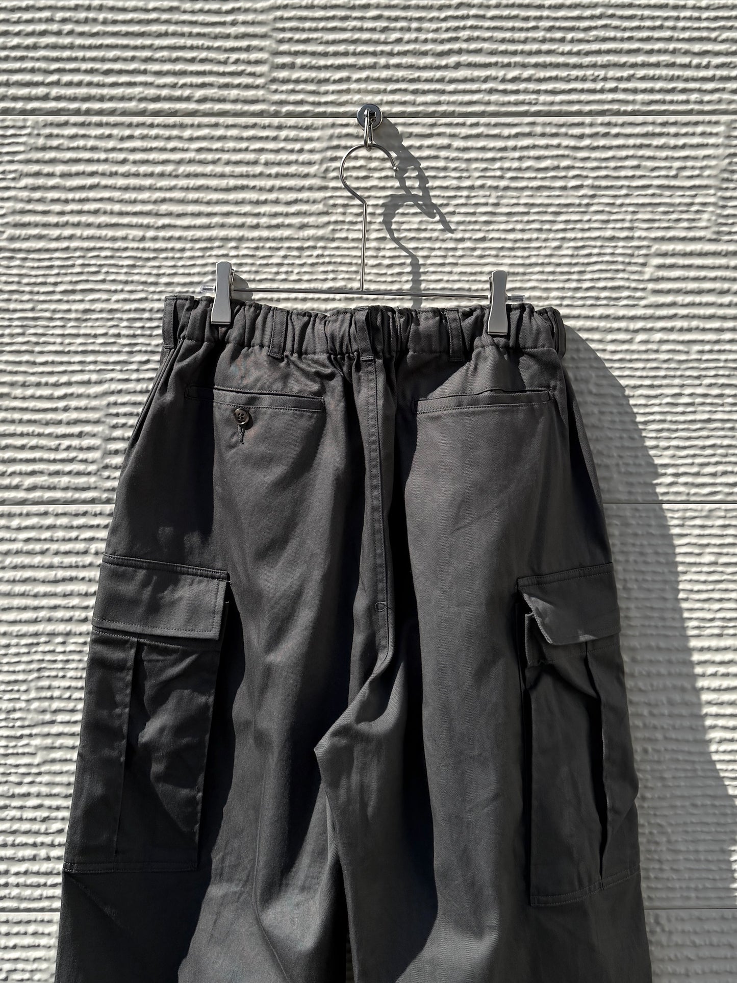 RELAX FIT "ARMY NAVY easy slacks"      -CHARCOAL GRAY-