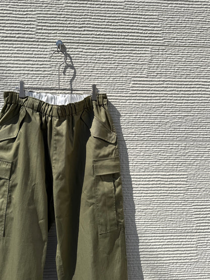 RELAX FIT "ARMY NAVY easy slacks"      -OLIVE DRAB-