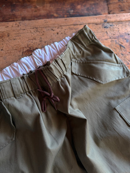 RELAX FIT "ARMY NAVY easy slacks"      -OLIVE DRAB-