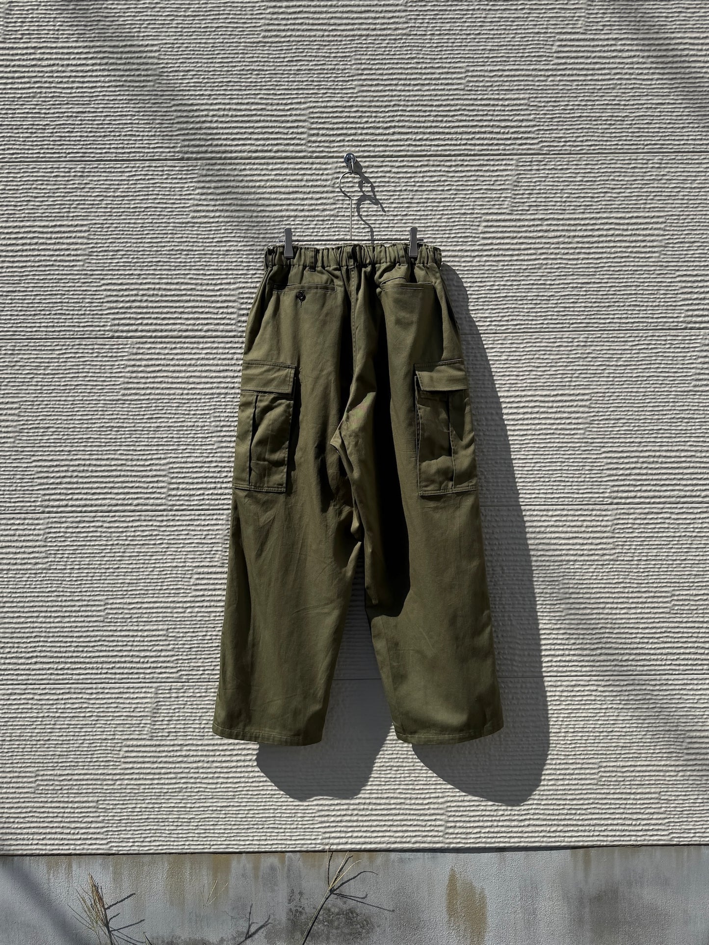 RELAX FIT "ARMY NAVY easy slacks"      -OLIVE DRAB-