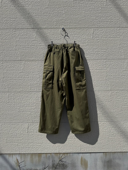 RELAX FIT "ARMY NAVY easy slacks"      -OLIVE DRAB-