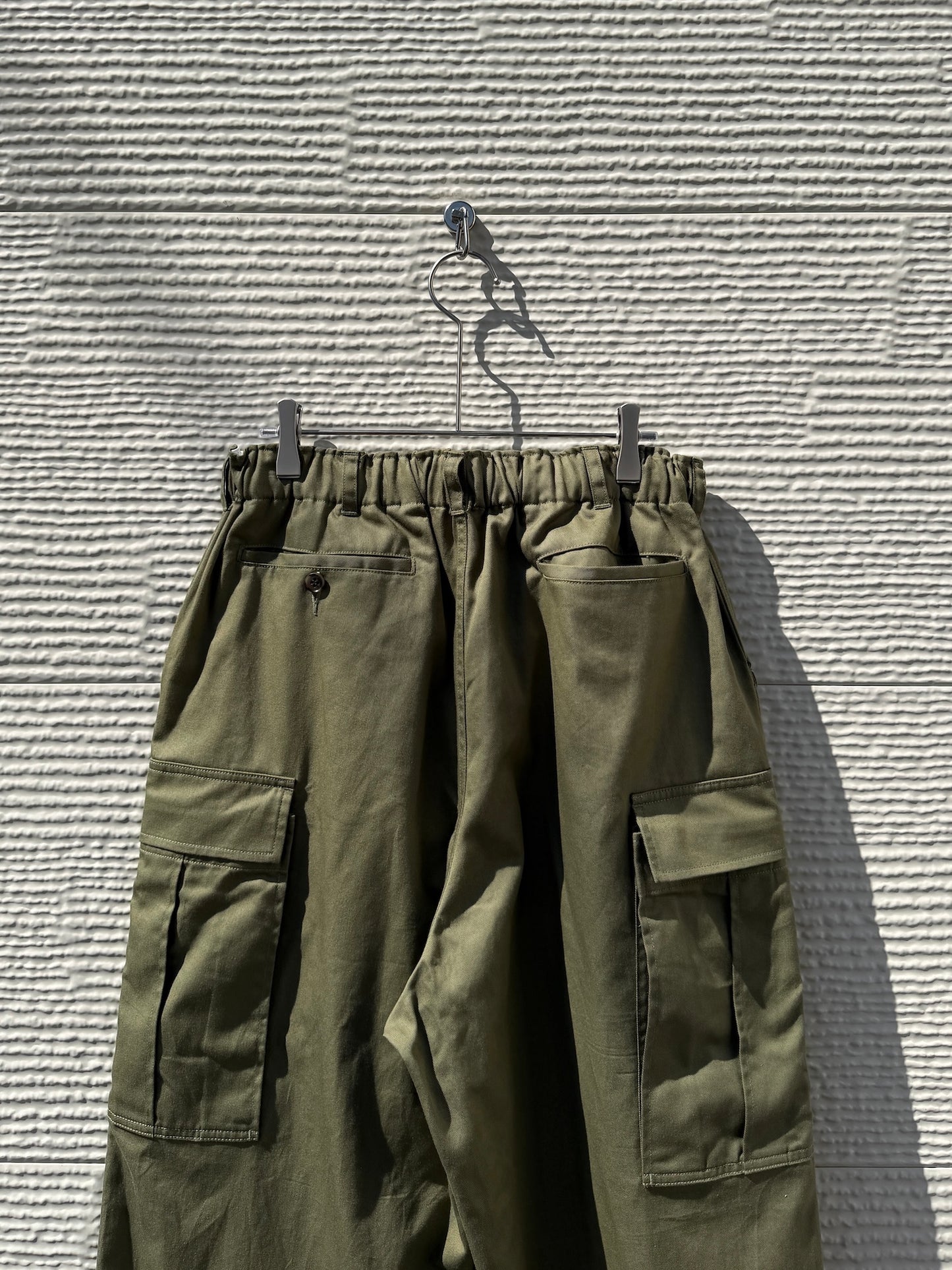 RELAX FIT "ARMY NAVY easy slacks"      -OLIVE DRAB-