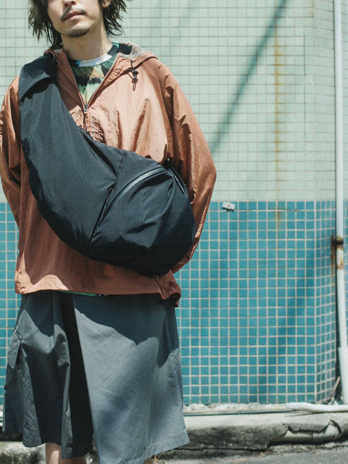 The DUFFER N NEPHEWS　"ANORAK PARKA" -orange-