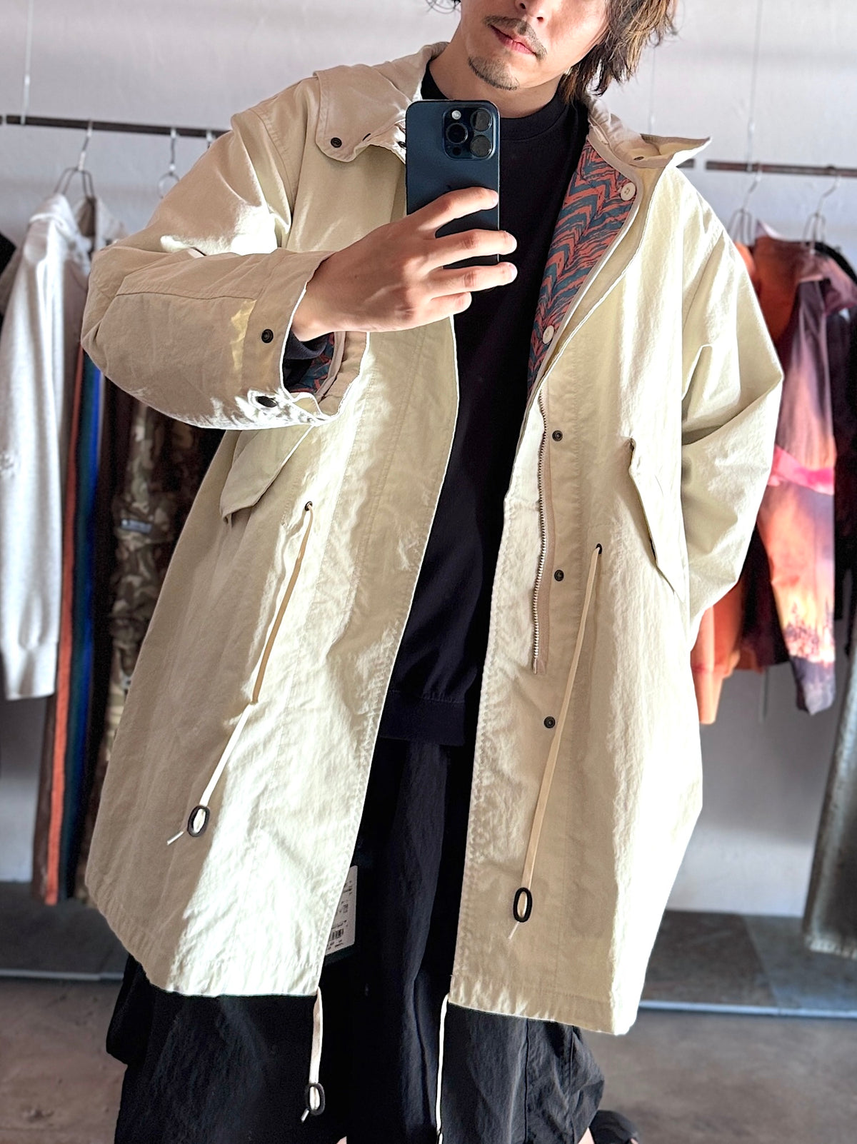 The DUFFER N NEPHEWS　"M-51 FIELD PARKA" -ivory-