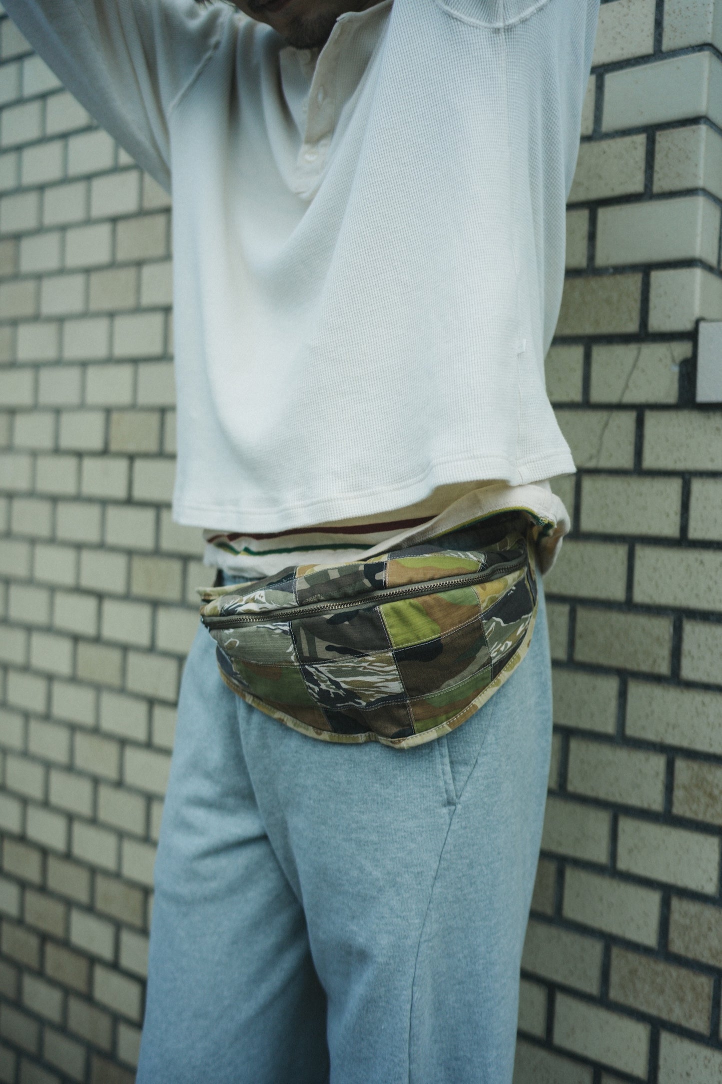 The DUFFER N NEPHEWS　"PATCH WORK WAIST POUCH"