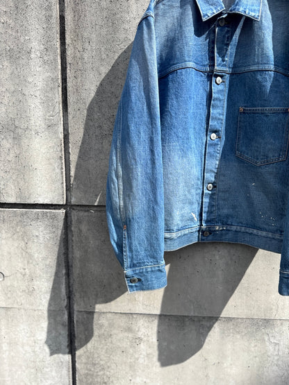 The DUFFER N NEPHEWS　SELVEDGE DENIM TRACKER JACKET
