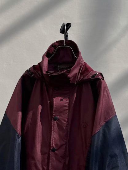 The DUFFER N NEPHEWS　HOODED WIND BREAKER WAXFINISH