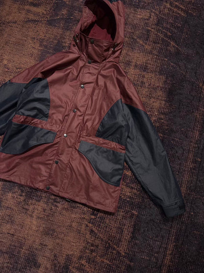 The DUFFER N NEPHEWS　HOODED WIND BREAKER WAXFINISH