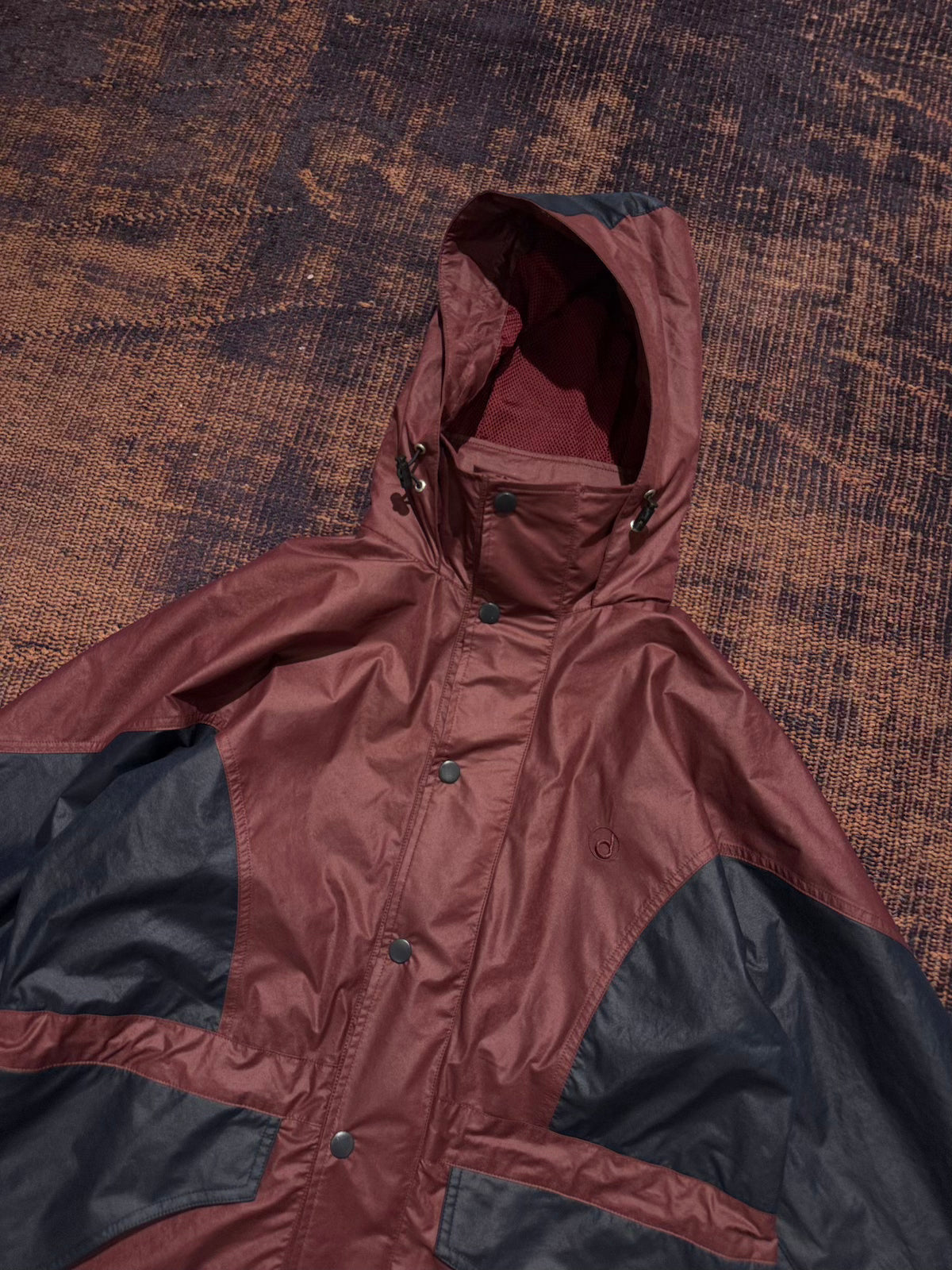 The DUFFER N NEPHEWS　HOODED WIND BREAKER WAXFINISH