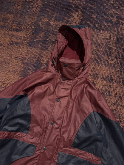 The DUFFER N NEPHEWS　HOODED WIND BREAKER WAXFINISH